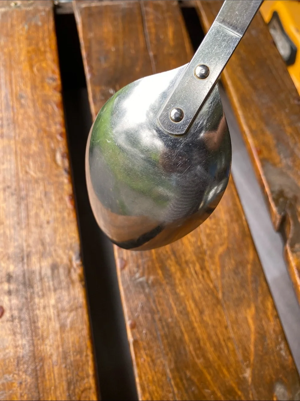 Vintage EKCO Forge Stainless Steel Serving Spoon 12